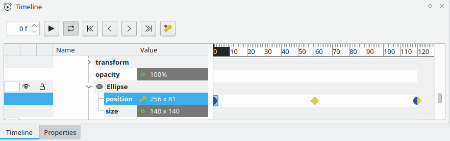 Timeline with Easing